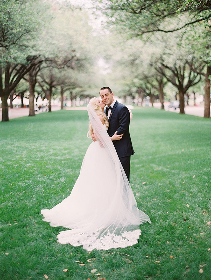 A Pale Pink, Mauve & Grey Wedding In Spring