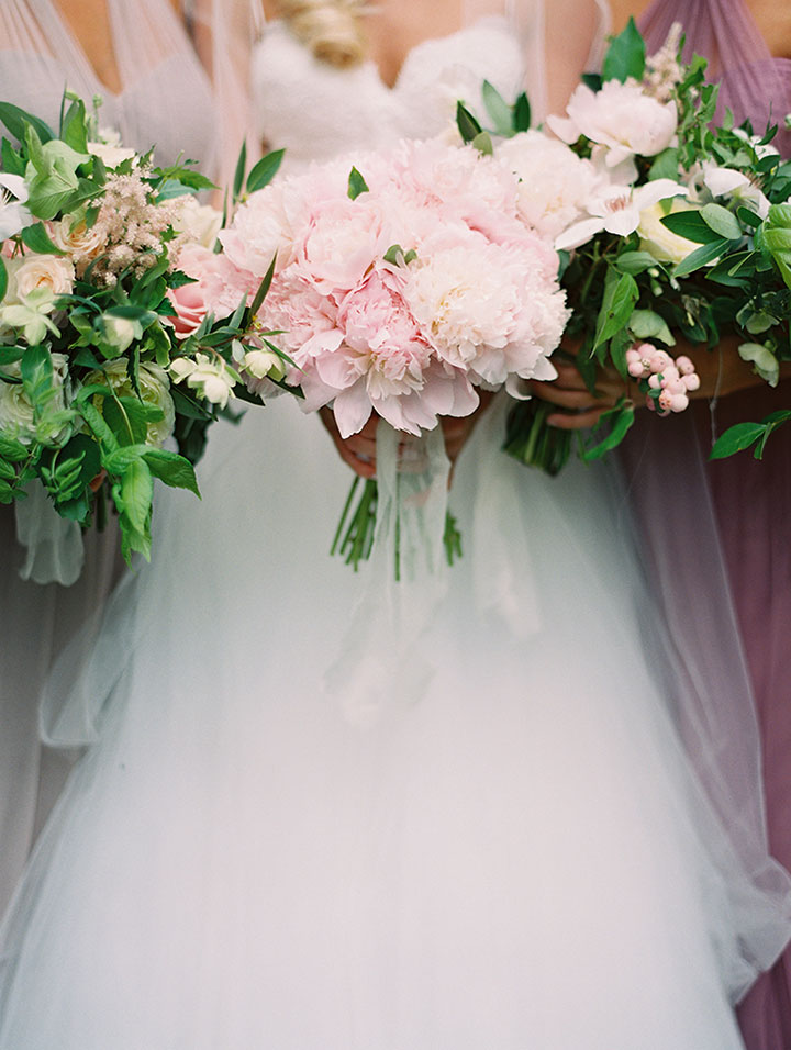 A Pale Pink, Mauve & Grey Wedding In Spring