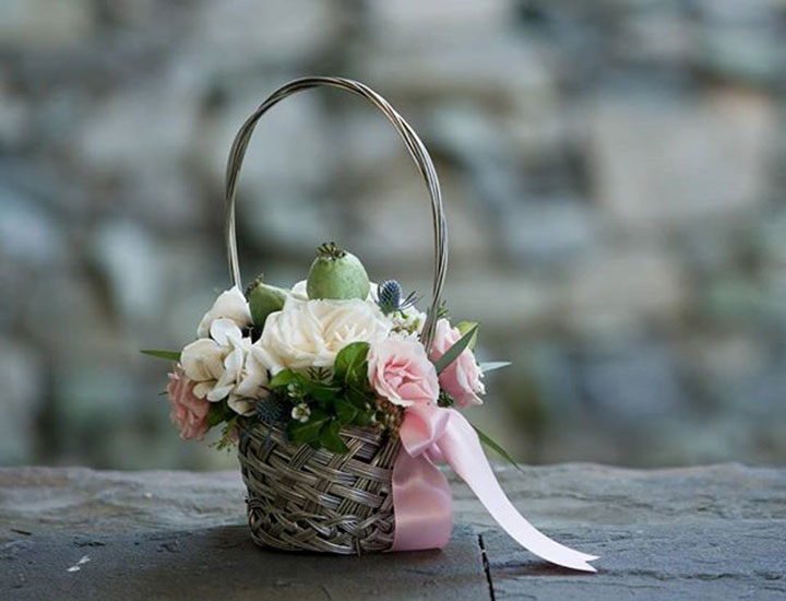 12 Flower Baskets Your Flower Girl Will Love