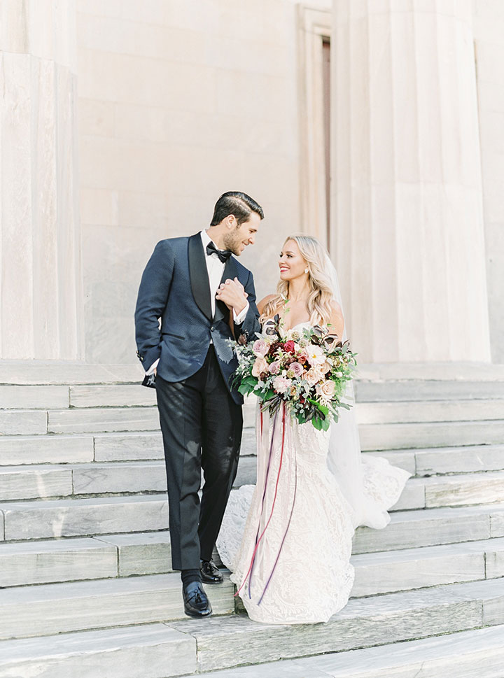 Custom Tux Lined With Selfies Is A Unique Way To Personalize The Groom's Attire