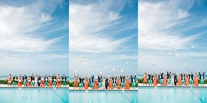 Summer Wedding Beach Ball Photo Op 
