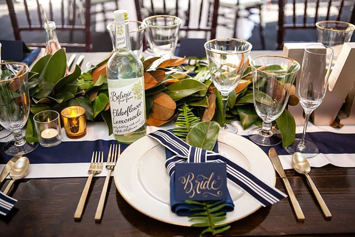 A Little Red, White & Blue Real Wedding Inspo