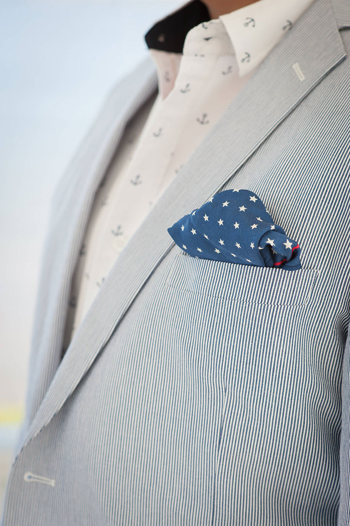 A Little Red, White & Blue Real Wedding Inspo