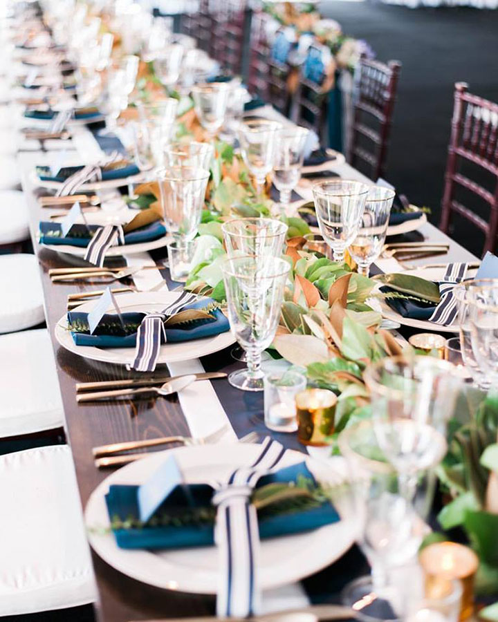 A Little Red, White & Blue Real Wedding Inspo