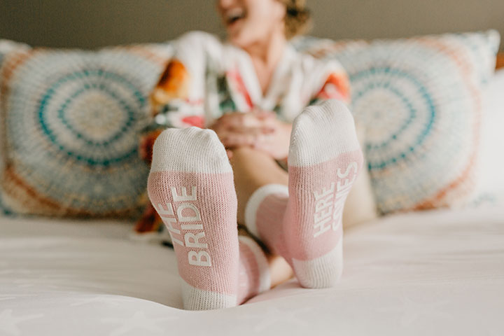 The Beaming Bride Wore Martin Thornburg "Stanza" To Her Florida Keys Wedding