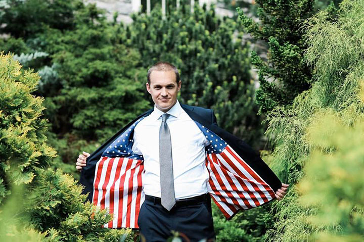 A Little Red, White & Blue Real Wedding Inspo
