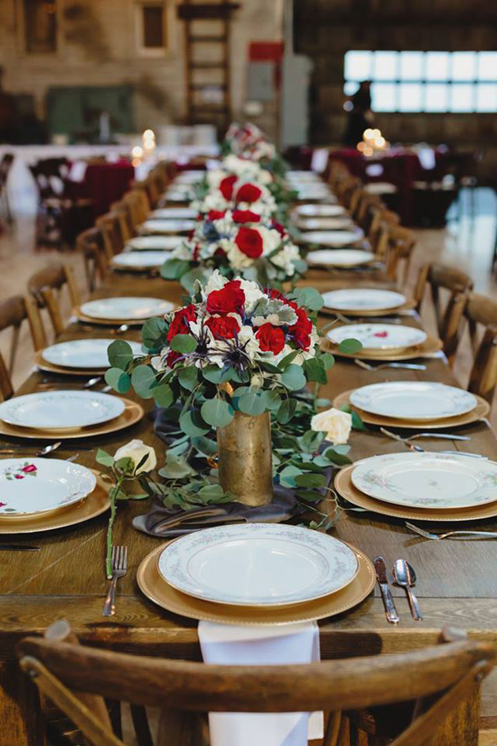 A Little Red, White & Blue Real Wedding Inspo