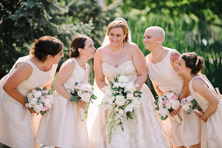 Lovely Bride Wears Two Martin Thornburg Wedding Gowns