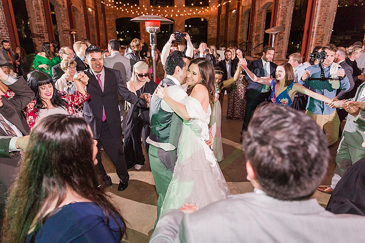 The Bride Wore Martin Thornburg "Wyomia" To Her NYC Themed Wedding In South Carolina