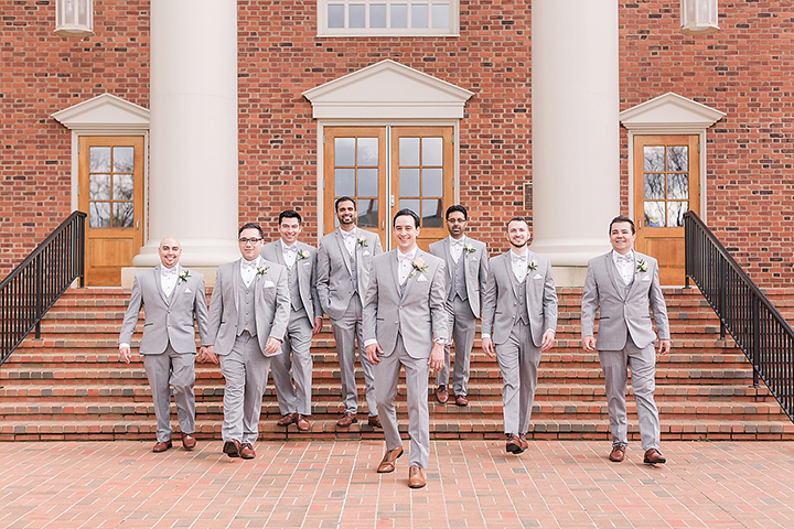 The Bride Wore Martin Thornburg "Wyomia" To Her NYC Themed Wedding In South Carolina