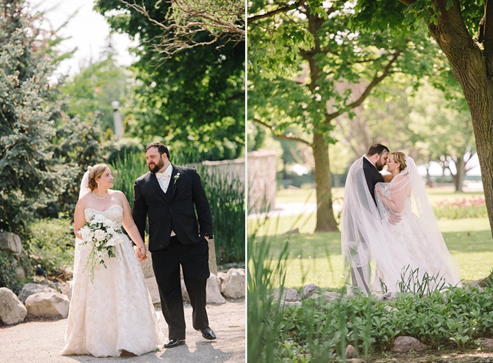 Lovely Bride Wears Two Martin Thornburg Wedding Gowns