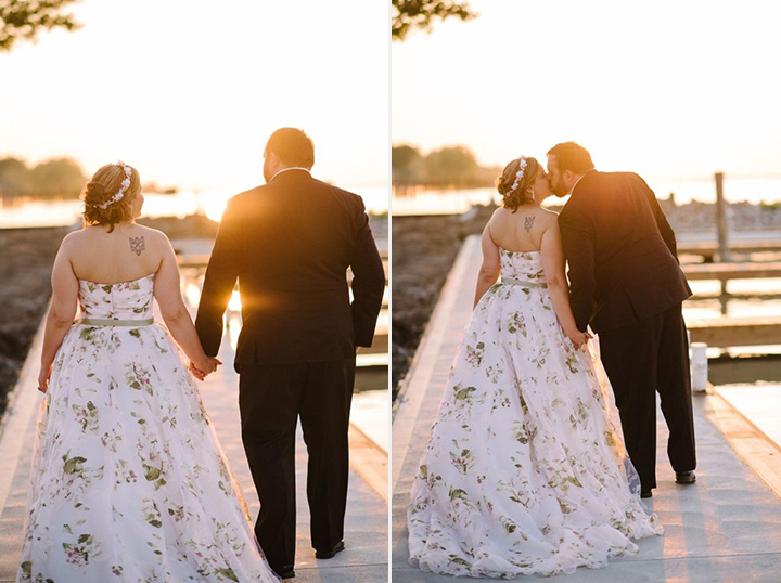 Lovely Bride Wears Two Martin Thornburg Wedding Gowns