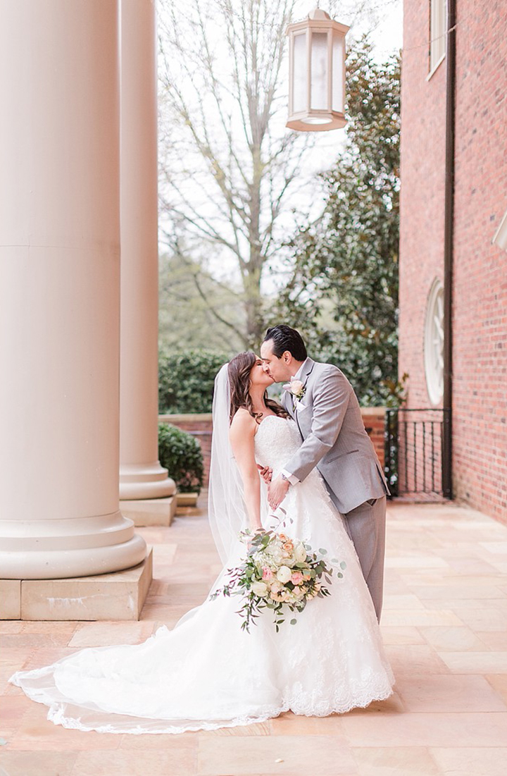 The Bride Wore Martin Thornburg "Wyomia" To Her NYC Themed Wedding In South Carolina