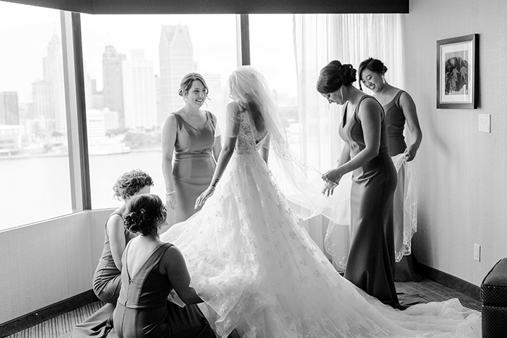 Most Beautiful Bride Wears Martin Thornburg "Jin" Part One