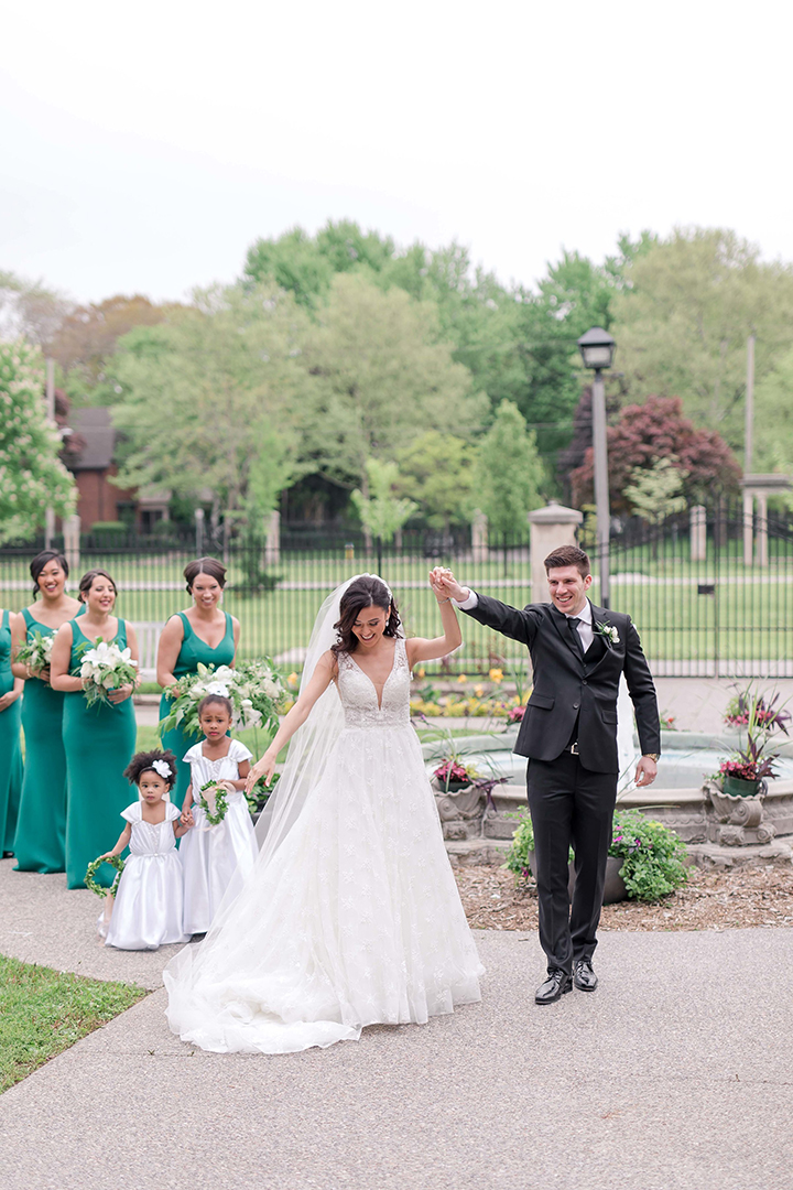 Most Beautiful Bride Wears Martin Thornburg "Jin" Part One