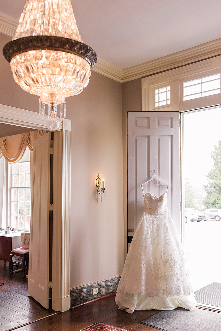 The Bride Wore Martin Thornburg "Wyomia" To Her NYC Themed Wedding In South Carolina