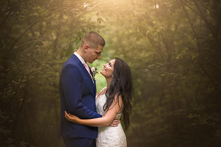 Stunning Bride Wears "Amber" To Her Wedding In Slovakia