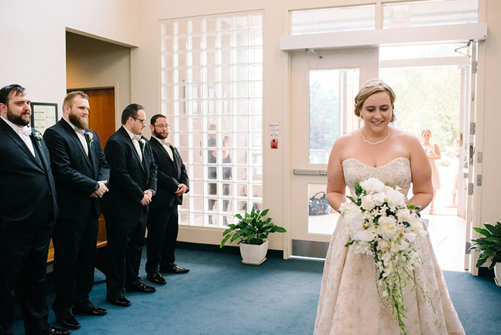 Lovely Bride Wears Two Martin Thornburg Wedding Gowns