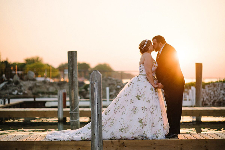 Lovely Bride Wears Two Martin Thornburg Wedding Gowns