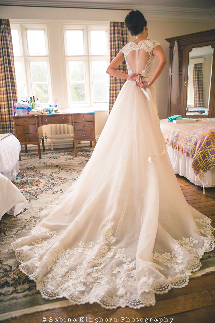 Welsh Beauty Wears Martin Thornburg "Zerrin" 