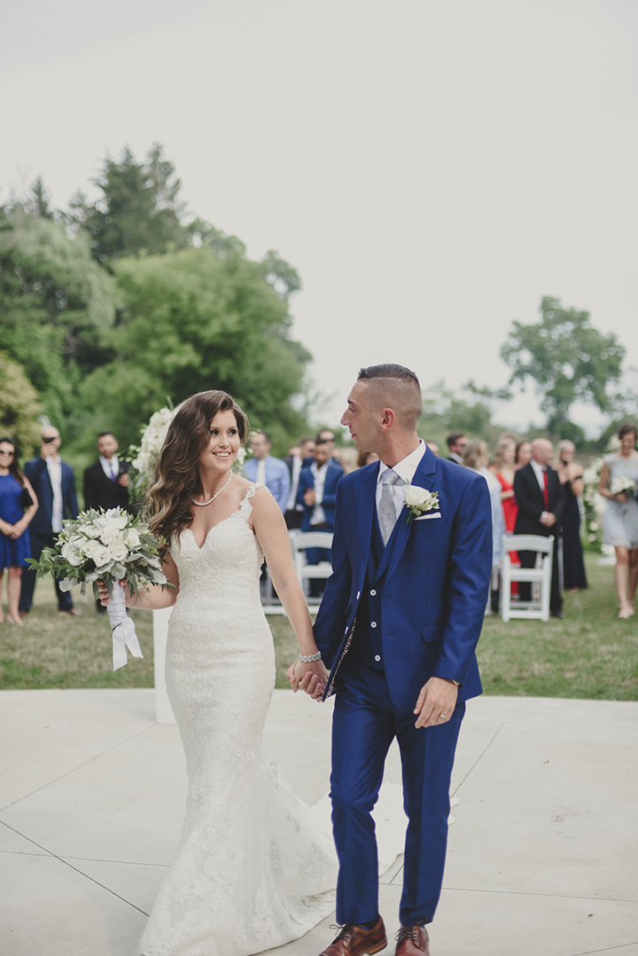 Glamorous Summer Bride In Martin Thornburg "Sonata"