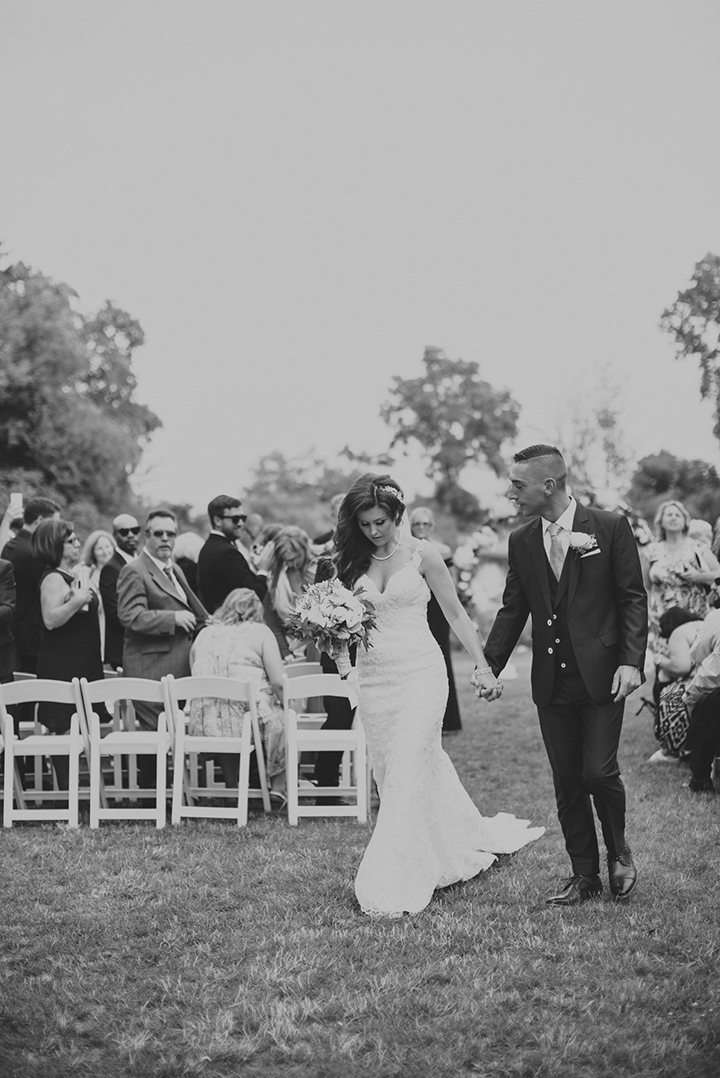Glamorous Summer Bride In Martin Thornburg "Sonata"