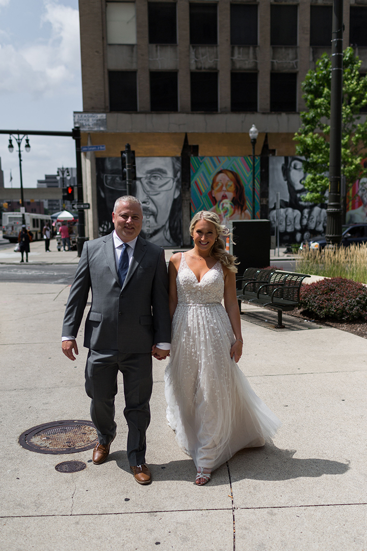 Martin Thornburg "Stanza" Looked Custom-Made For This August Bride
