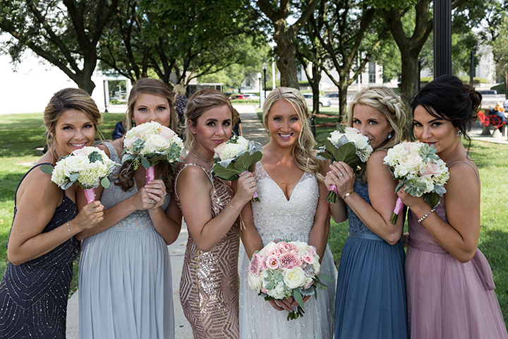 Martin Thornburg "Stanza" Looked Custom-Made For This August Bride