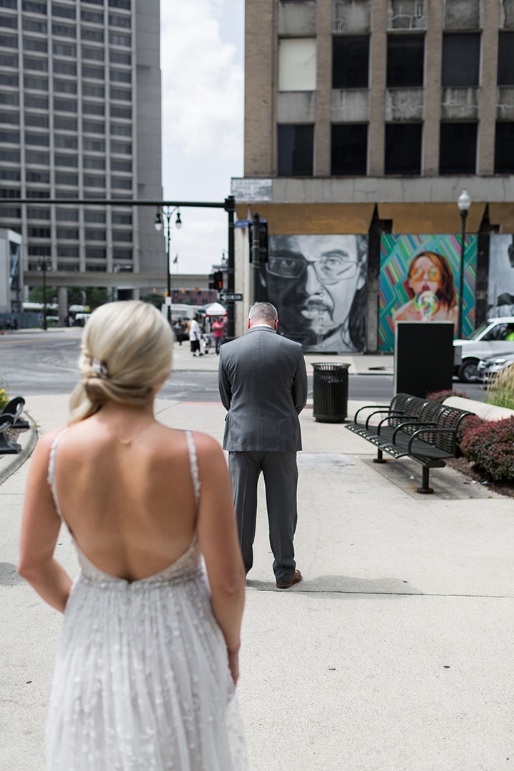 Martin Thornburg "Stanza" Looked Custom-Made For This August Bride