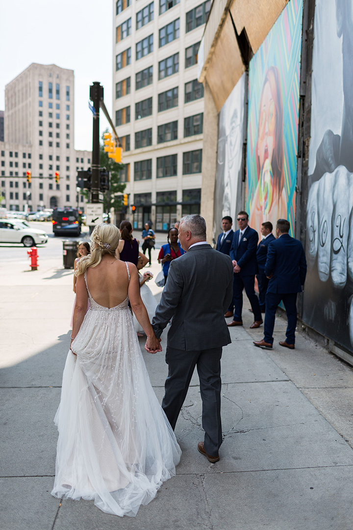 Martin Thornburg "Stanza" Looked Custom-Made For This August Bride