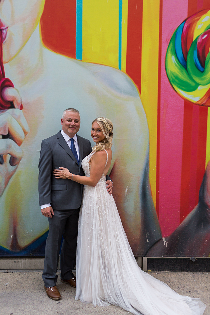 Martin Thornburg "Stanza" Looked Custom-Made For This August Bride
