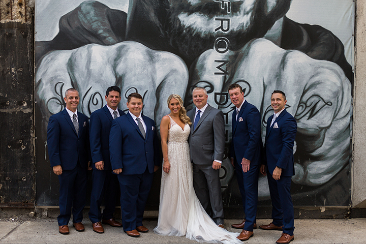 Martin Thornburg "Stanza" Looked Custom-Made For This August Bride