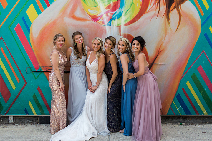 Martin Thornburg "Stanza" Looked Custom-Made For This August Bride