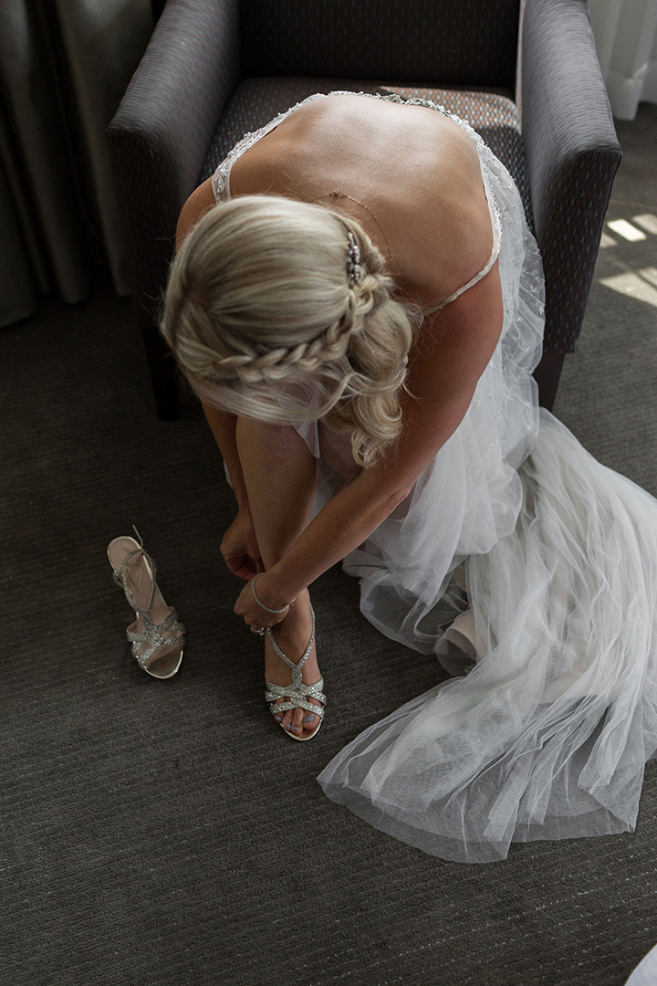 Martin Thornburg "Stanza" Looked Custom-Made For This August Bride