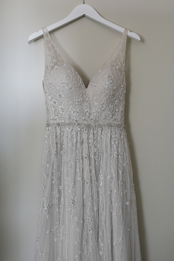 Martin Thornburg "Stanza" Looked Custom-Made For This August Bride