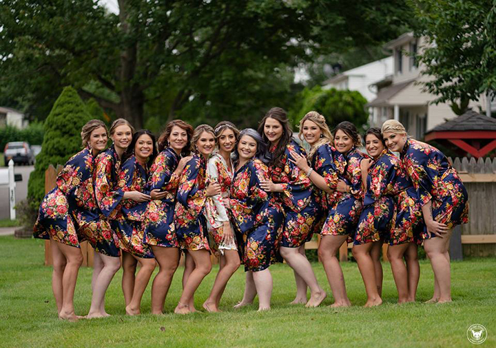 Rain Doesn't Put A Damper On This Late Summer Wedding