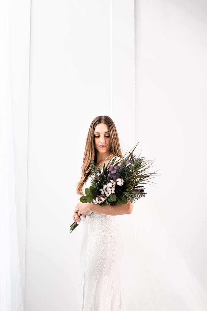 White on White Styled Shoot Featuring Martin Thornburg "Eden" 