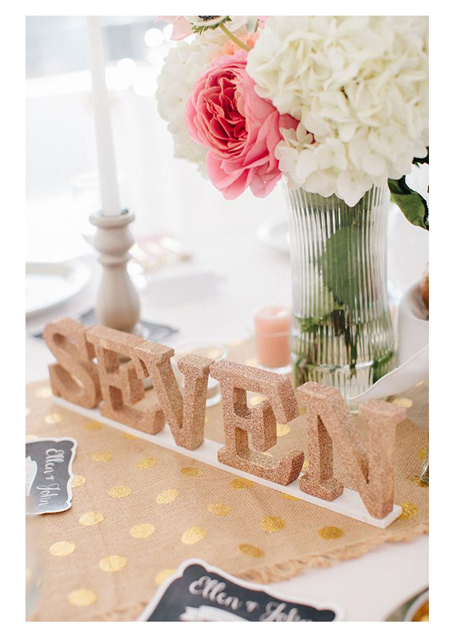  we ❤ this!  moncheribridals.com #glittertablenumbers