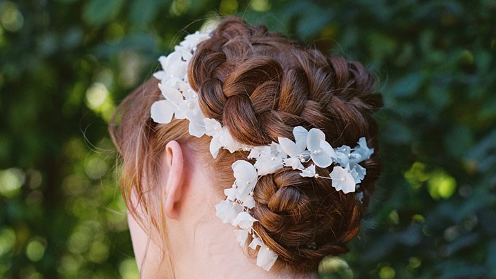 Dutch Braid Updo, Perfect For The Romantic Bride Desktop Image