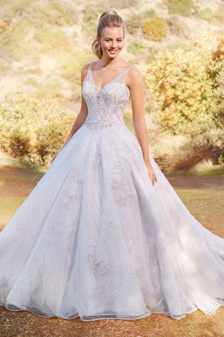 Clemente Princess-worthy sequin tulle ball gown with sweetheart bodice
