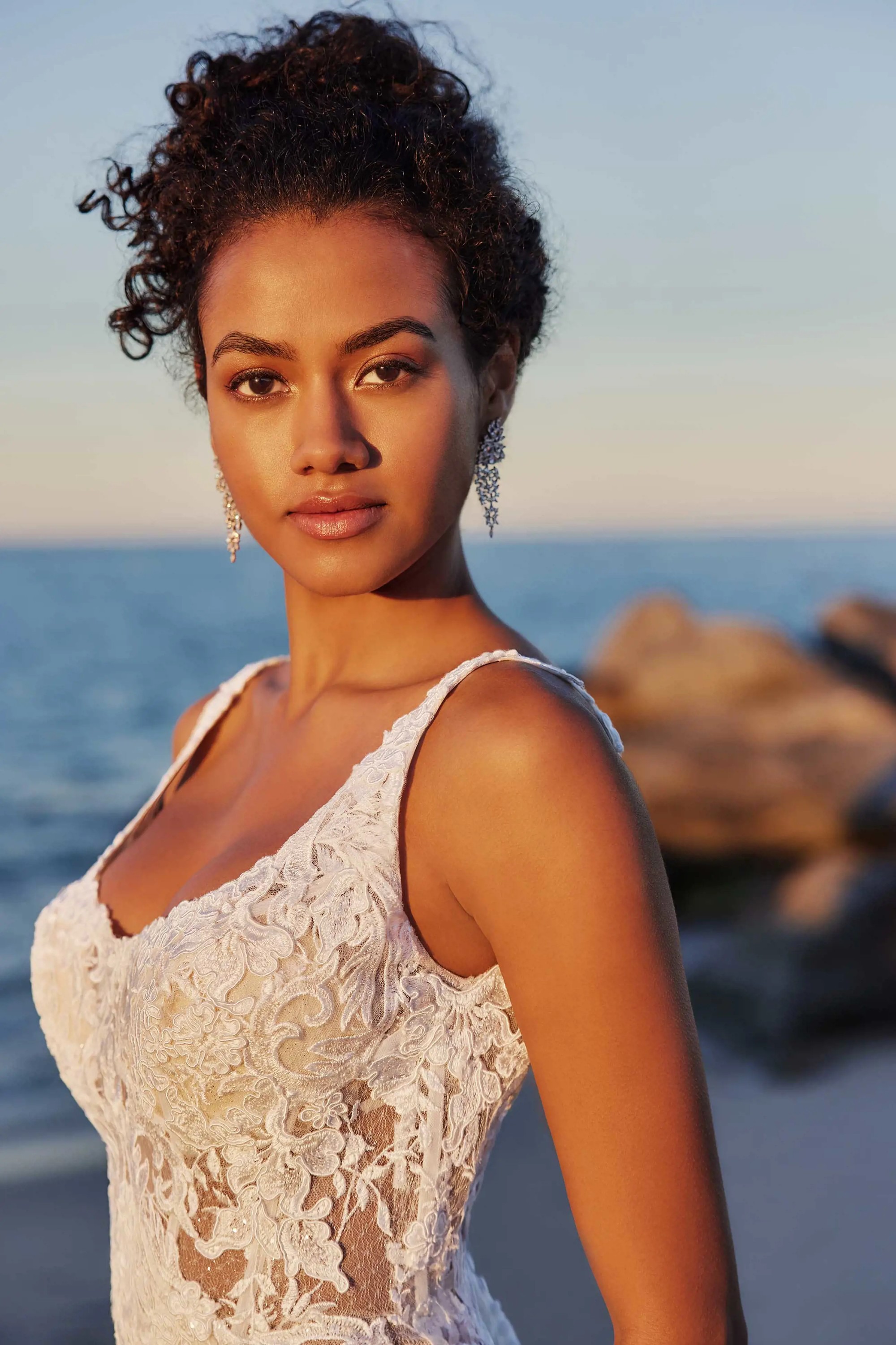Lace Fit and Flare Wedding Dress | Sonia