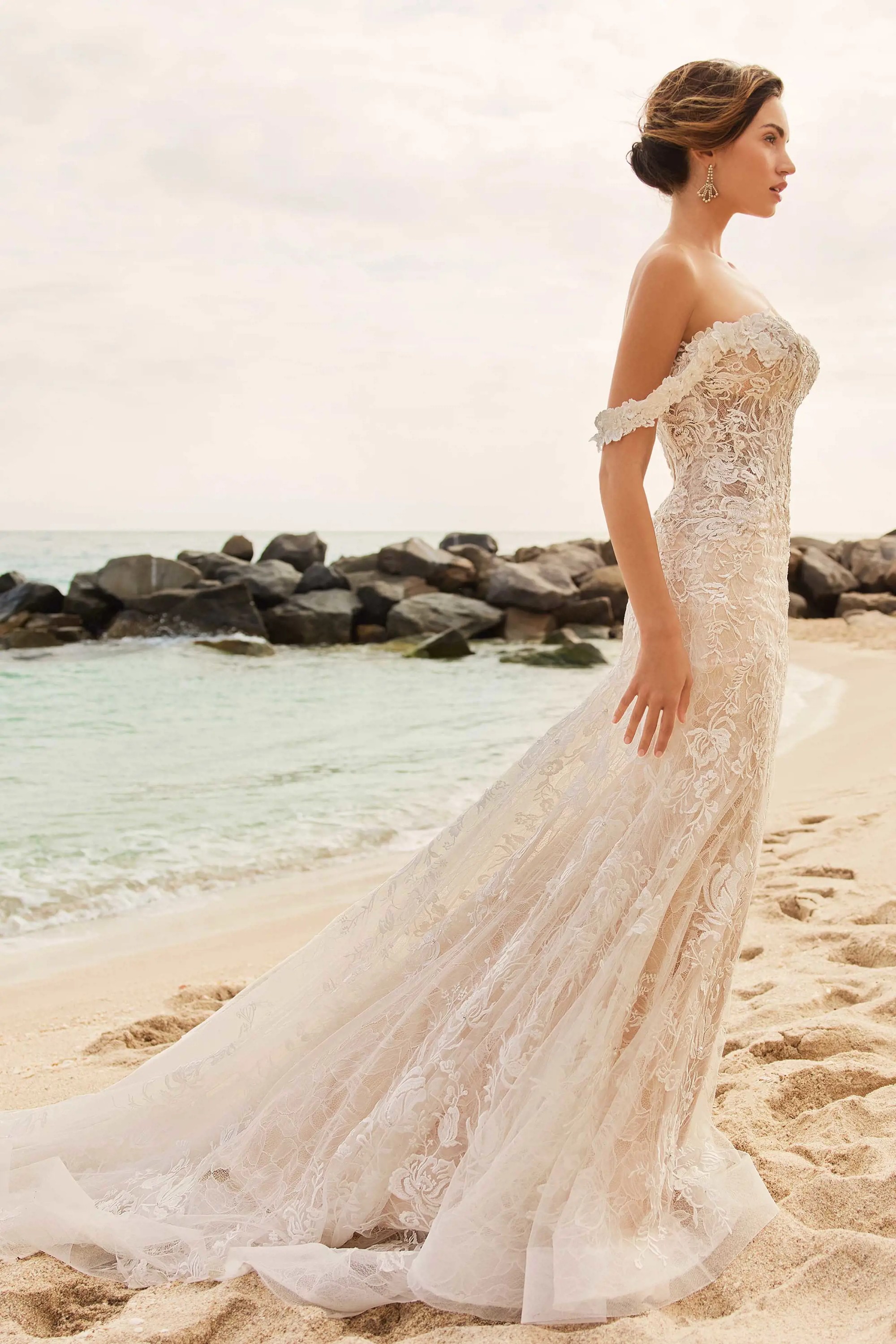 Olena godet sales flared dress