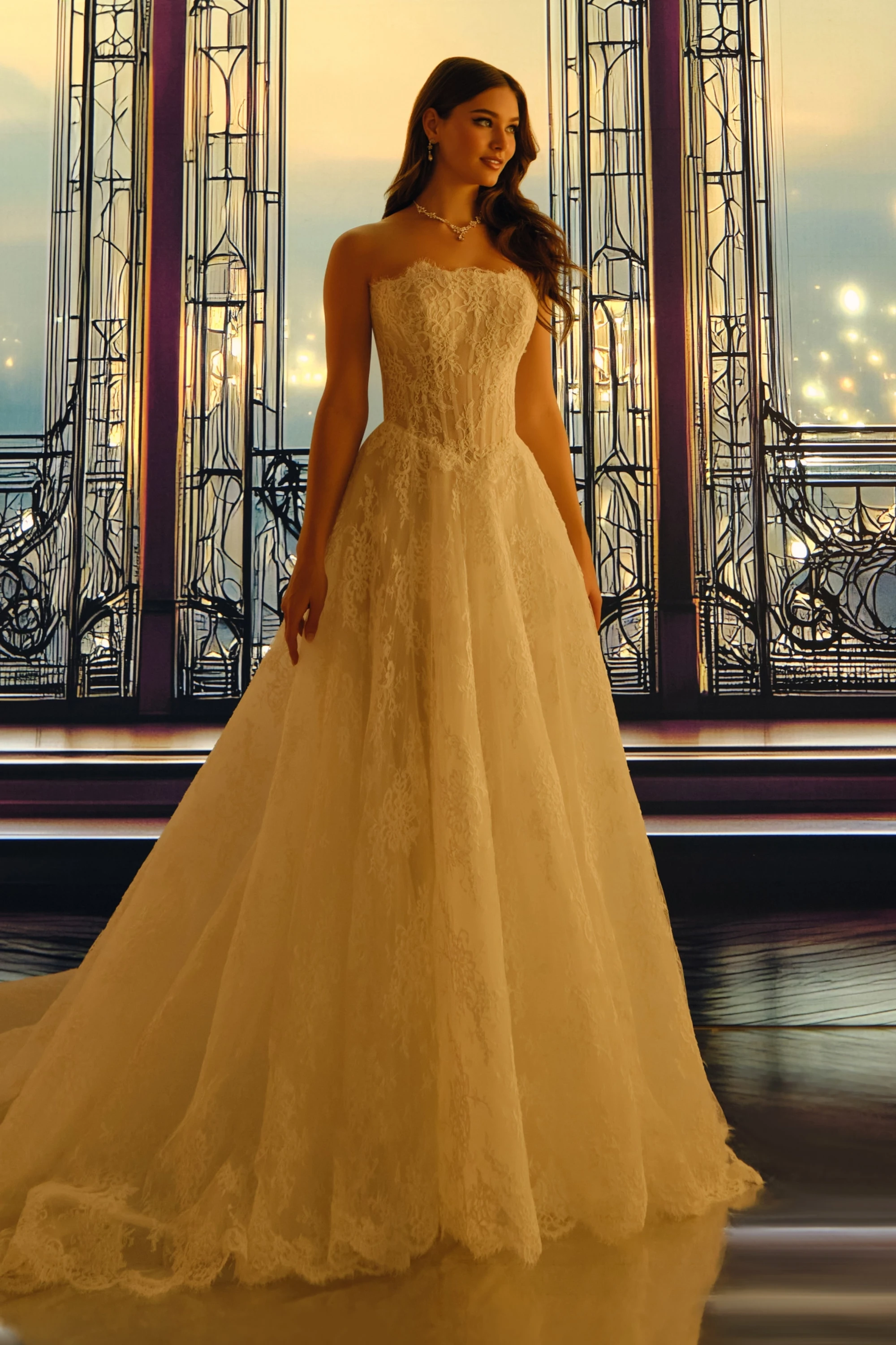 Wedding Dresses by Martin Thornburg | Mon Cheri Bridal| Elegant A
